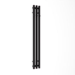 Oltens Stang grzejnik łazienkowy dekoracyjny 120x15 cm czarny mat 55031300
