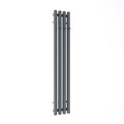 Oltens Stang grzejnik łazienkowy dekoracyjny 120x20,5 cm grafit 55032400