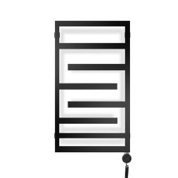Oltens Flamma (e) grzejnik elektryczny 88x50 cm czarny 55113300
