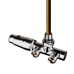 Oltens Varmare Ventil zestaw termostatyczny grzejnikowy jednootworowy prawy chrom 55906100