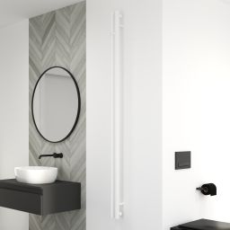 Oltens Stang grzejnik łazienkowy dekoracyjny 180x9,5 cm biały 55010000