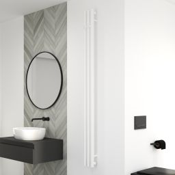 Oltens Stang grzejnik łazienkowy dekoracyjny 180x15 cm biały 55011000