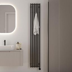 Oltens Stang (s) grzejnik łazienkowy dekoracyjny 180x8 cm grafit 55023400