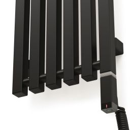 Oltens Stang S (e) grzejnik elektryczny 180x28 cm czarny mat 55127300