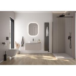 Oltens Stang (s) grzejnik łazienkowy dekoracyjny 180x18 cm grafit 55025400