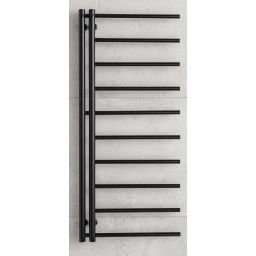 P.M.H. Apollo grzejnik łazienkowy drabinkowy 114x50 cm czarny AP1B