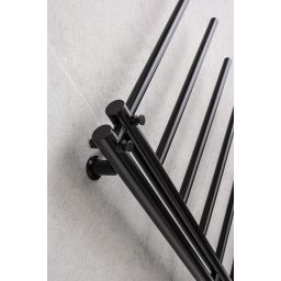 P.M.H. Apollo grzejnik łazienkowy drabinkowy 114x50 cm czarny AP1B