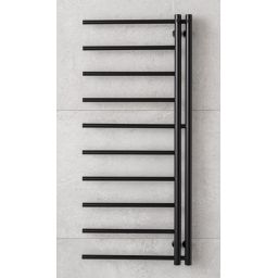 P.M.H. Apollo grzejnik łazienkowy drabinkowy 114x50 cm czarny mat AP1BL-L