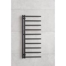 P.M.H. Apollo grzejnik łazienkowy drabinkowy 150x50 cm czarny mat AP2BL