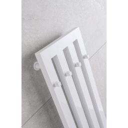P.M.H. Darius grzejnik łazienkowy drabinkowy 180x32,6 cm biały DAH6W