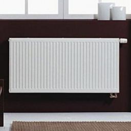 Purmo Ventil Compact grzejnik płytowy 40x110 cm podłączenie dolne biały CV11 400x1100