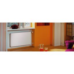 Purmo Plan Compact grzejnik płytowy 55x60 cm podłączenie boczne biały FC22 550x600