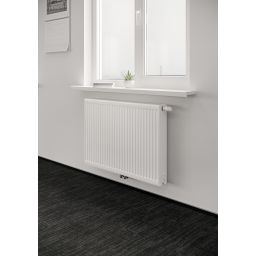 Purmo Flex grzejnik płytowy 90x90 cm podłączenie dolne biały CVF11 900x900