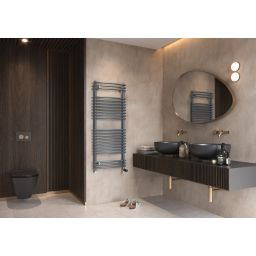 Purmo Santorini C grzejnik łazienkowy 113.4x49.8 cm podłączenie dolne biały SAC1105