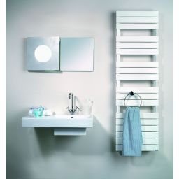 Purmo Muna grzejnik łazienkowy 120,5x50 cm podłączenie dolne biały MUN1205
