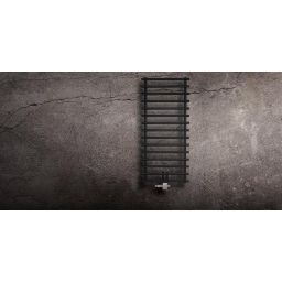 Purmo Leros grzejnik łazienkowy 122,4x60 cm podłączenie dolne biały LER1206M