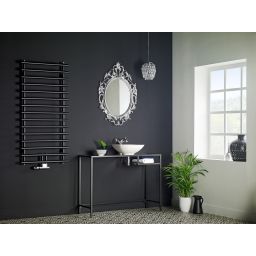 Purmo Leros grzejnik łazienkowy 122,4x60 cm podłączenie dolne biały LER1206M