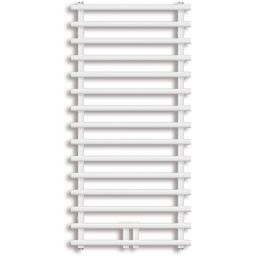Purmo Leros grzejnik łazienkowy 122,4x60 cm podłączenie dolne biały LER1206M