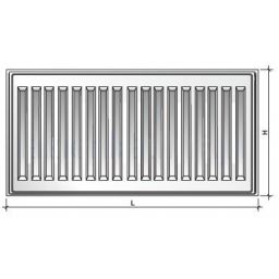 Purmo Compact grzejnik płytowy 50x230 cm podłączenie boczne biały C21 500x2300