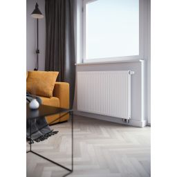 Purmo Ventil Compact grzejnik płytowy 40x120 cm podłączenie dolne biały CV22 400x1200