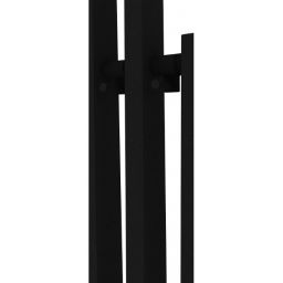 Radox Fan grzejnik łazienkowy dekoracyjny 180x28,5 cm czarny strukturalny RX-FA.002T.1800.285