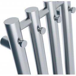 Radox Kolona W Round grzejnik łazienkowy dekoracyjny 100x26 cm podłączenie dolne chrom RX-KLO.CH.1000.4