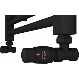 Radox RX122 zestaw termostatyczny kątowy czarny matowy VT-RX-122.9005M.K