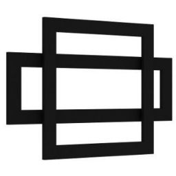 Radox Combi grzejnik łazienkowy dekoracyjny 60x90 cm czarny strukturalny RX-CO.002T.600.900