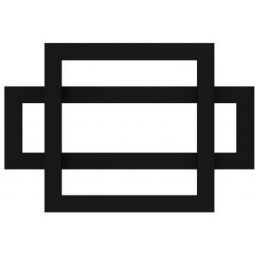 Radox Combi grzejnik łazienkowy dekoracyjny 60x90 cm czarny strukturalny RX-CO.002T.600.900