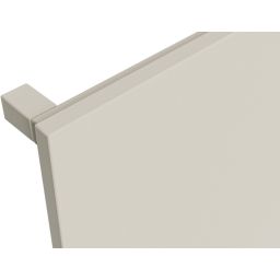 Radox Nova Flat grzejnik pokojowy 120x45 cm podłączenie dolne piaskowy jasny RX-NVF.YW370F.120.45