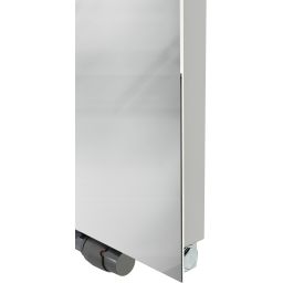 Radox Nova Mirror grzejnik pokojowy 180x42 cm podłączenie dolne lustro RX-NVM.9016M.1800.42