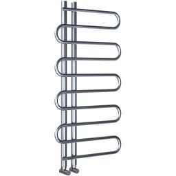 Radox River grzejnik łazienkowy dekoracyjny 100x50 cm chrom RX-RI.CH.1000.500