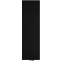 Radox Sheer grzejnik pokojowy 190x54 cm podłączenie dolne czarny strukturalny RX-SH.002T.1900.540