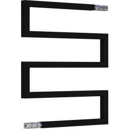 Radox Serpentine grzejnik łazienkowy dekoracyjny 73x50 cm czarny strukturalny RX-SR.002T.730.500