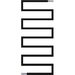 Radox Serpentine grzejnik łazienkowy dekoracyjny 1115x50 cm grafit strukturalny RX-SR.003T.1150.500