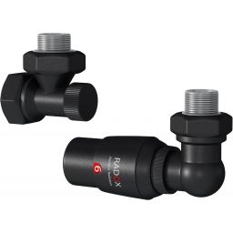 Radox RX11 zestaw termostatyczny prawy czarny strukturalny VT-RX-11.002T.P