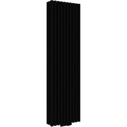Radox Vertica Duo grzejnik pokojowy 190x44,5 cm podłączenie dolne czarny RX-VRDBI.002T.190.44