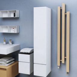 Imers Cubic grzejnik łazienkowy dekoracyjny 136x23 cm biały G00523013602