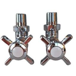 Imers Retro zawór grzejnikowy chrom A00343