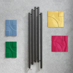 Imers Eten grzejnik łazienkowy dekoracyjny 136x37 cm biały G00737013602