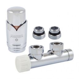 Schlosser zestaw przyłączy duo-plex 3/4xM22x1,5 lewy chrom 612100007