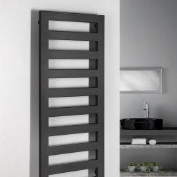 Sapho Block grzejnik łazienkowy 50x146.5 cm czarny mat IR185