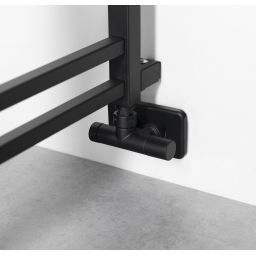 Sapho Mono One zestaw przyłączeniowy jednopunktowy 50mm czarny mat CP2052BS