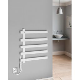 Sapho Elcor grzejnik łazienkowy 48x52 cm elektryczny biały mat EB520