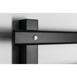 Sapho Elcor grzejnik łazienkowy 48x52 cm elektryczny czarny mat EB530