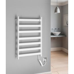 Sapho Elias grzejnik łazienkowy 49x73 cm elektryczny biały mat EB540
