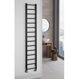 Sapho Dina grzejnik łazienkowy 30x174 cm czarny mat IR376B