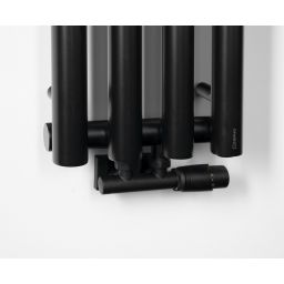 Sapho Pilon grzejnik łazienkowy dekoracyjny 180x27 cm czarny IZ122T