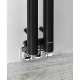 Sapho Pilon grzejnik łazienkowy dekoracyjny 180x12,2 cm czarny mat IZ124T