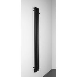 Sapho Pilon grzejnik łazienkowy dekoracyjny 180x19,6 cm czarny IZ128T